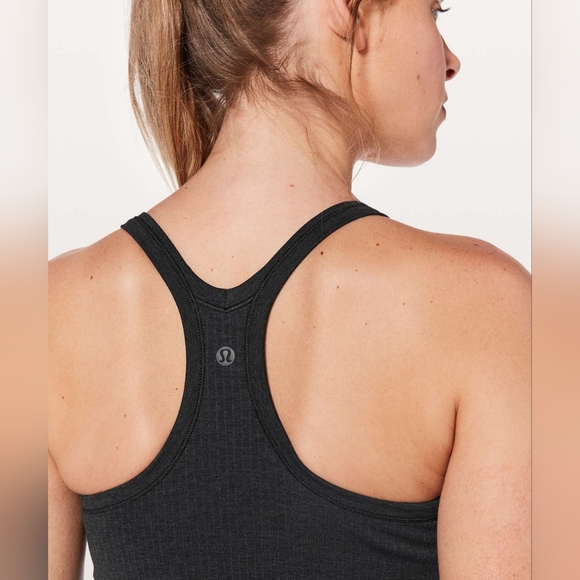 Lululemon Ebb to Street Tank Black Sz 10 - Picture 4 of 10